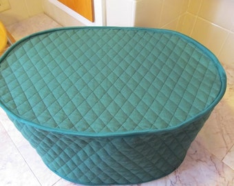Hunter Green Oval Crock Pot Slow Cooker Cover Made To Order