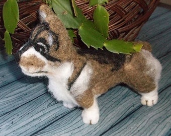 Swedish Valhund Needle Felted soft sculpture