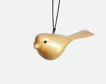 Rustic Wooden Bird Chistmas Ornament, Handmade Christmas Decoration, Teacher Gift, Hostess Gift