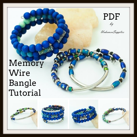 Memory Wire Bangle Bracelet Tutorial Fast Easy and