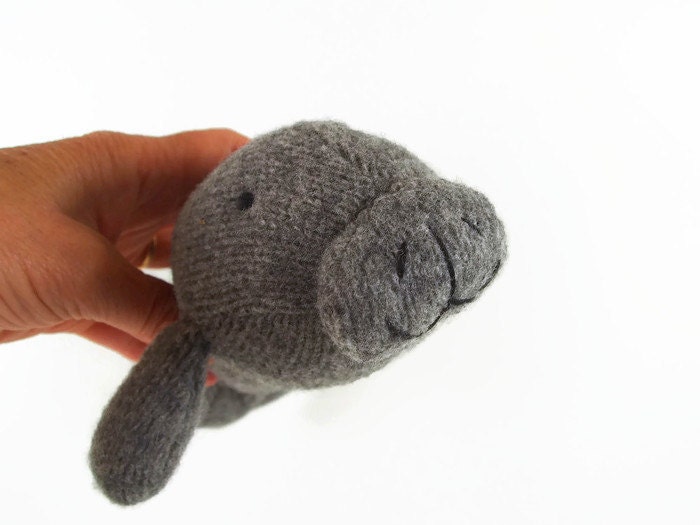 toy manatee stuffed animal stuffed toy waldorf toy