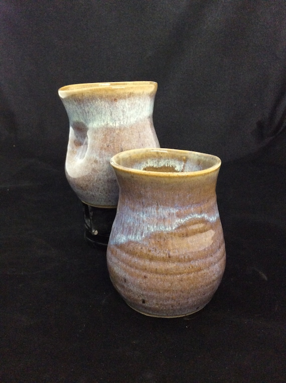 Large Thumblers/ handmade/ Cinnamon Sand Glaze