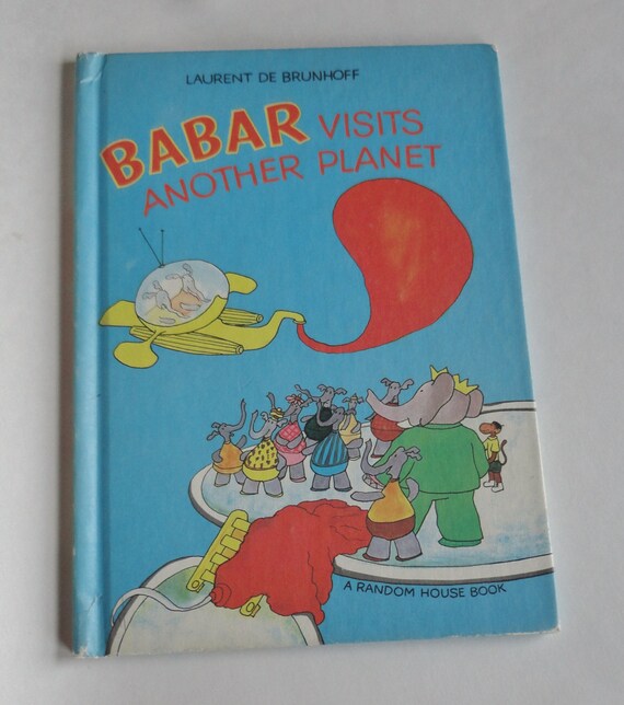 Vintage BABAR the Elephant Childrens book BABAR Visits