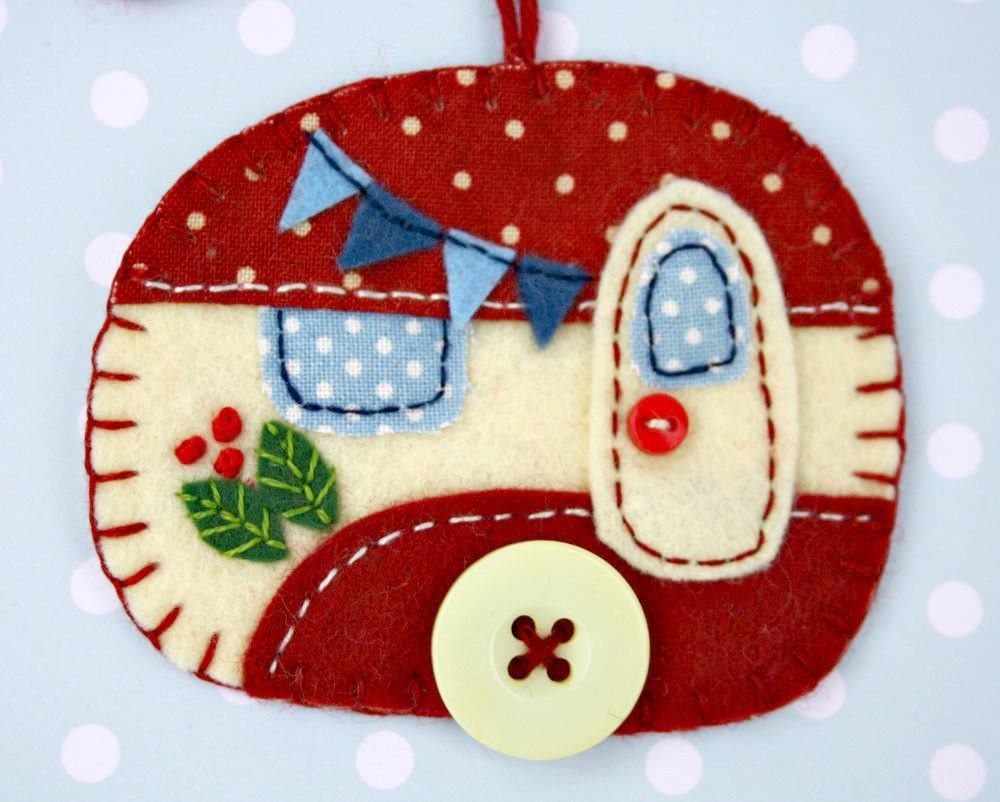 Vintage Felt Ornaments 85