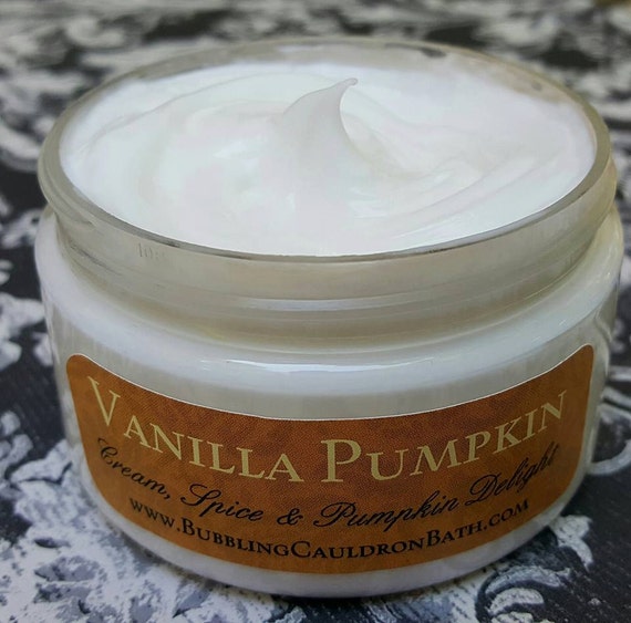 Vanilla Pumpkin Body Cream Pumpkin Vanilla Lotion Vanilla