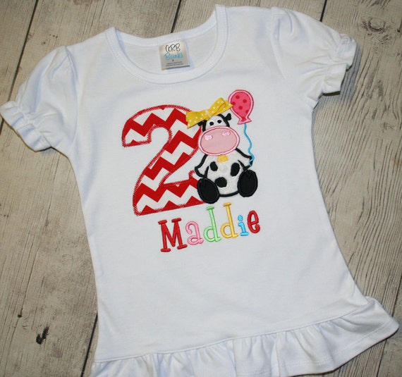 2nd birthday farm shirt