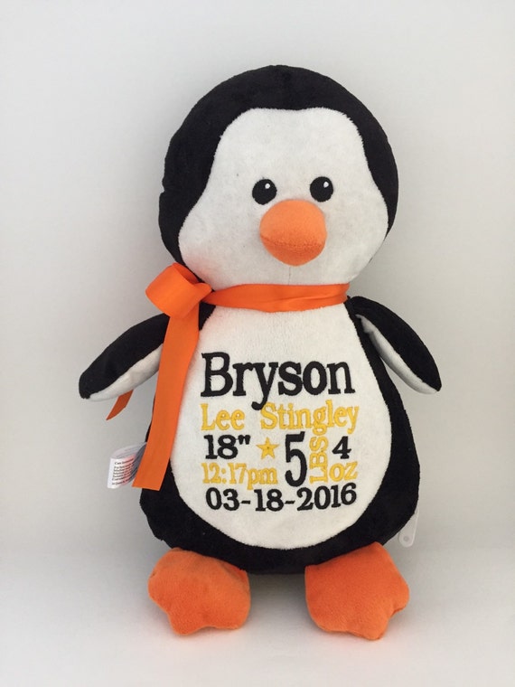 personalized penguin stuffed animal