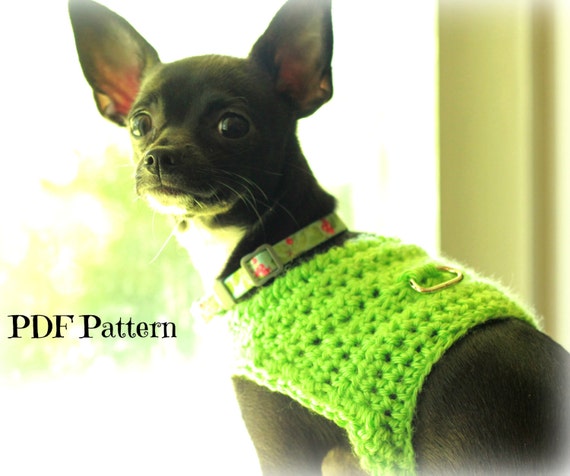 crochet dog harness patternsmall to medium dog easy and fast