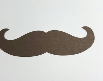 Mustache die cuts - Set of 24
