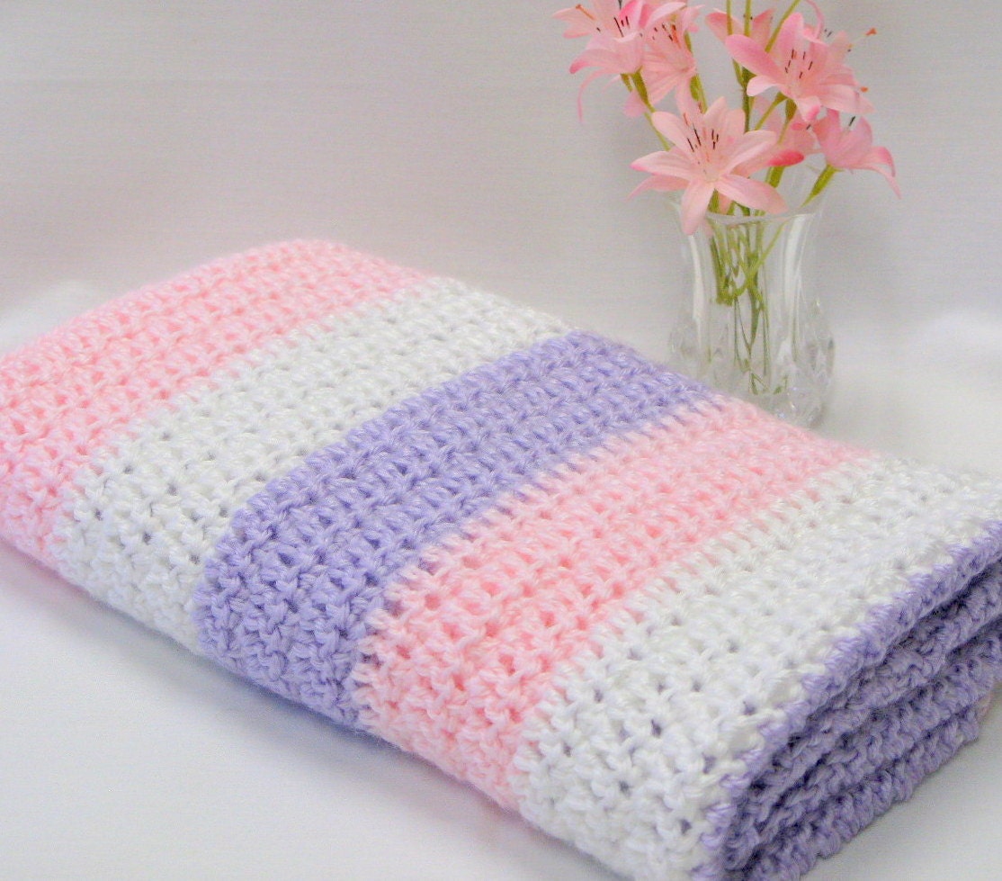 Crocheted Doll Blanket American Girl Lap Blanket Gotz 18 inch