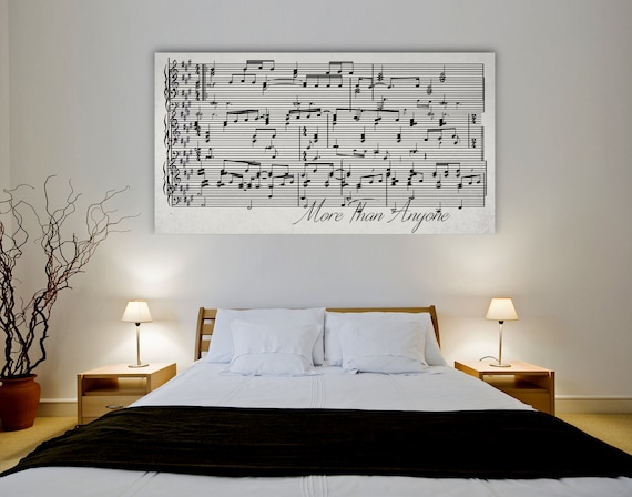 personalized sheet music art works