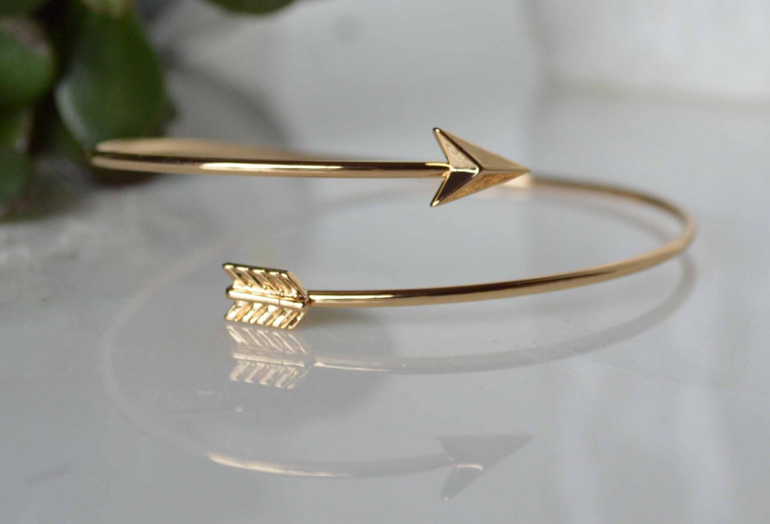 Gold Arrow bracelet gold arrow bangle gold arrow bangle
