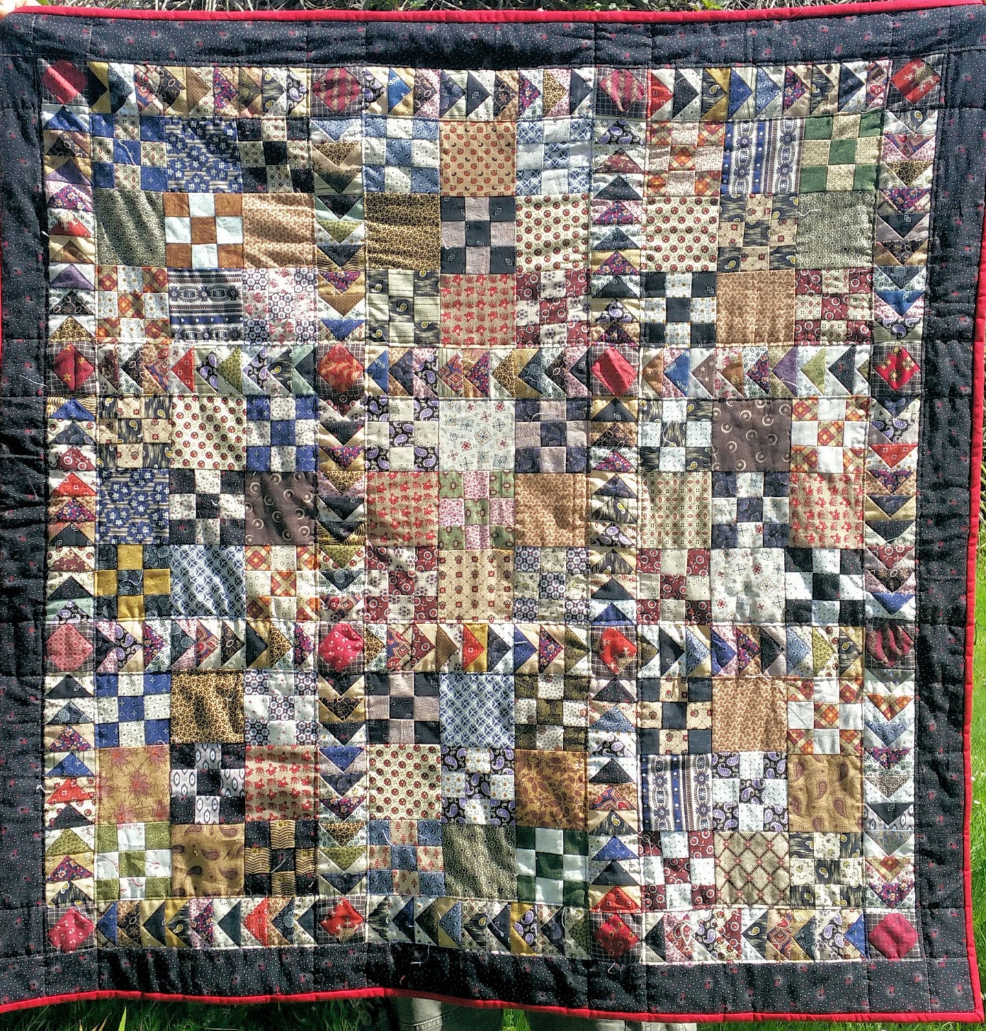 Civil Unrest Quilt Wallhanging Reproduction civil war fabric