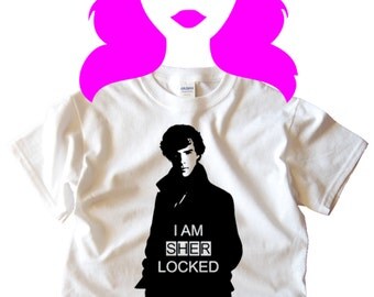 I Am Sherlocked | Toddler, Youth, Ladies & Men's | Geek Clothing | Geek Gift