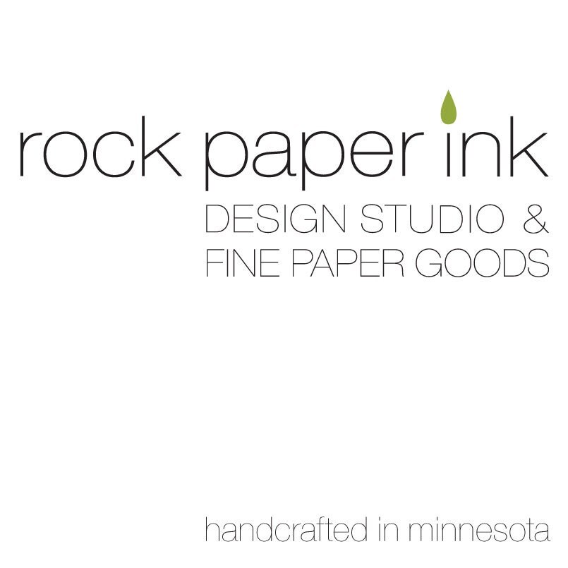 beautiful paper modern design by rockpaperink on Etsy