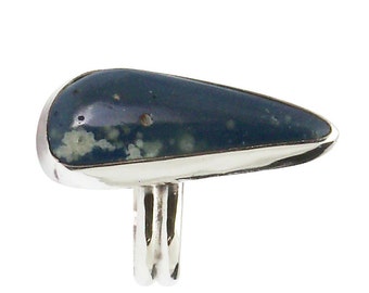 Leland Blue Stone and Sterling Silver Ring, Size 6-1/2 r65lbse2642