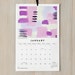 2016 Wall Calendar - 12 Watercolor Art Prints