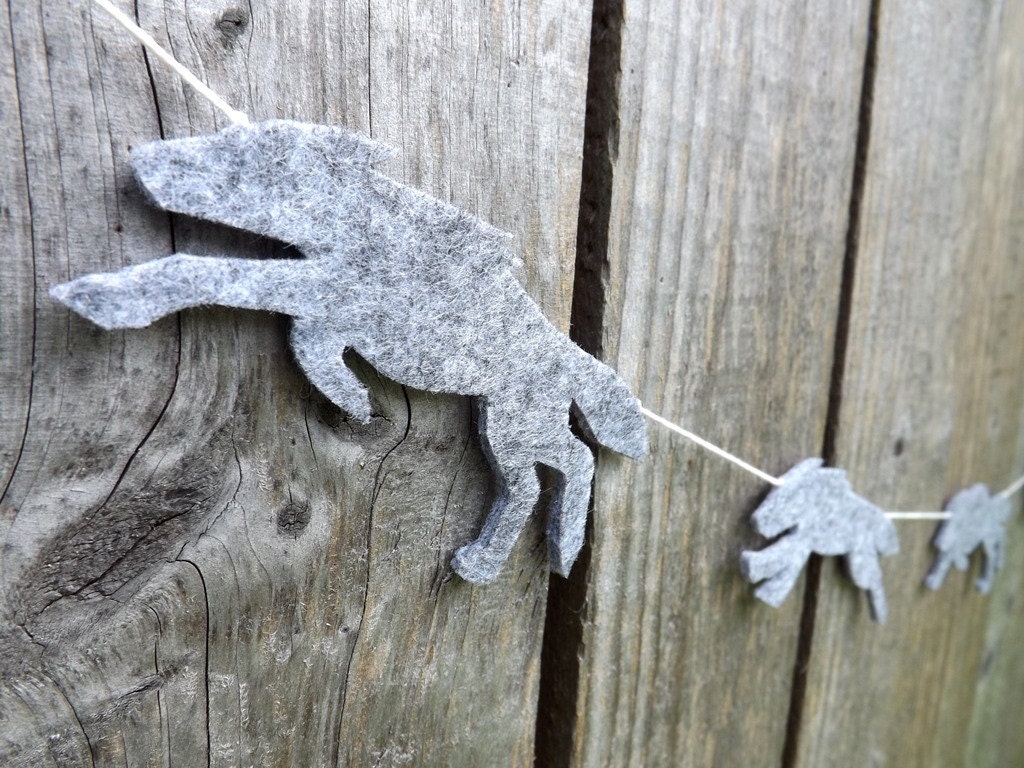 Wolf Garland Wolf Bunting Wolf Decor Wolf Party Wolf