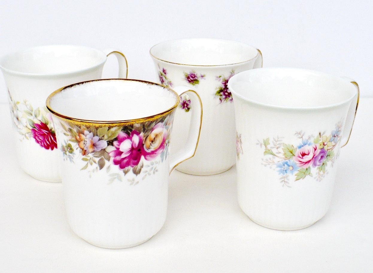 Royal Albert Bone China Coffee Mugs Floral mugs tea cups