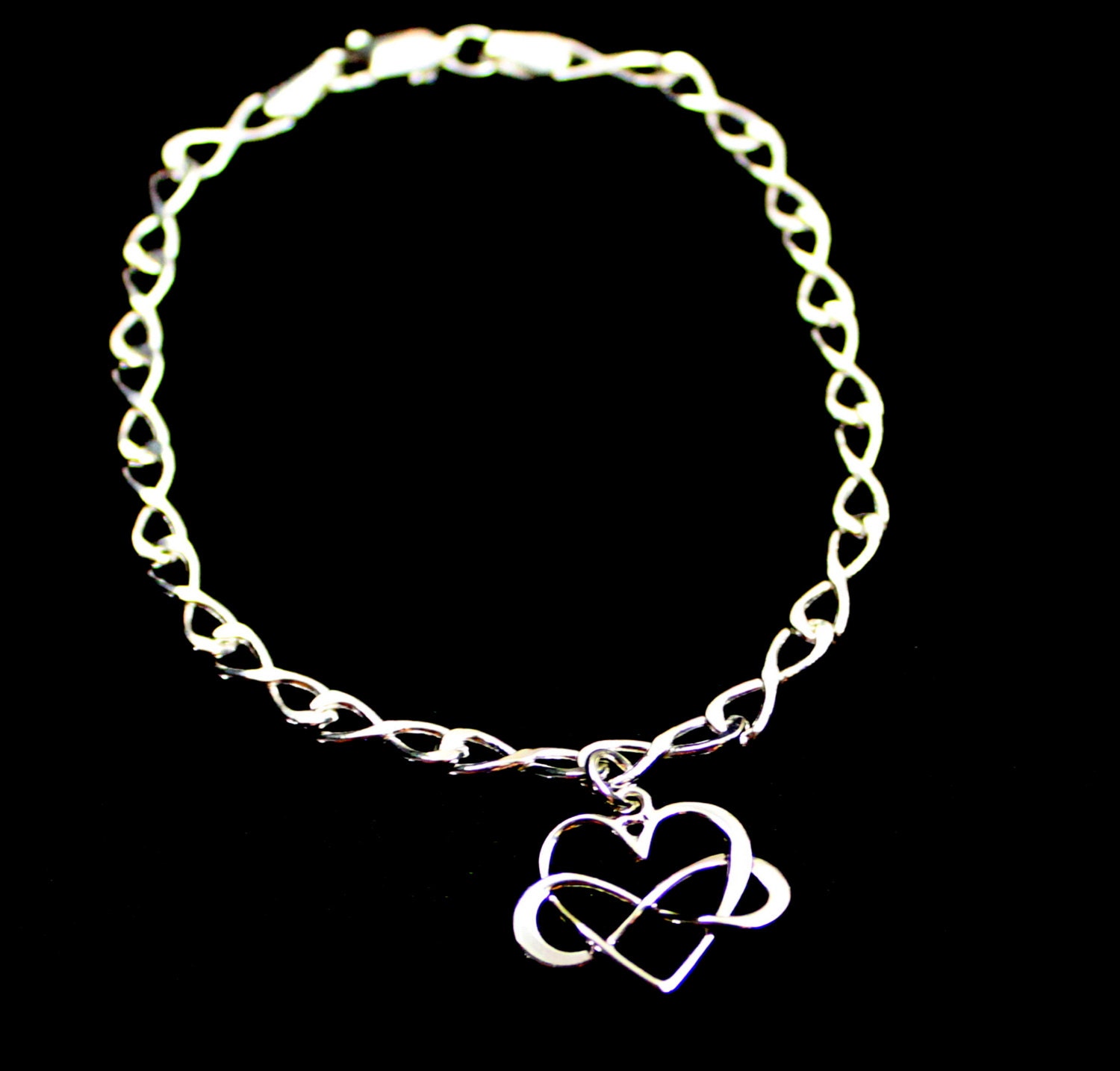 Infinity heart bracelet Clearance
