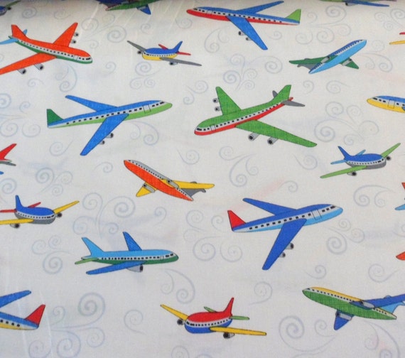 Plane Fabric Airplane Fabric Sewing Fabric Quilting Fabric
