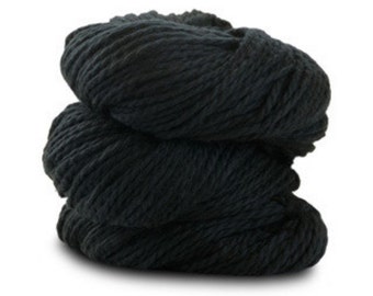 Organic Cotton Yarn Worsted, 150 Yards, Ink