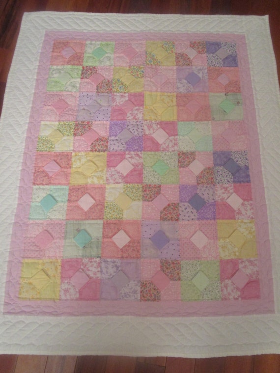 Baby blanket baby quilt girl quilt blanket baby by Pickspatches