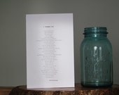 Touching "I Promise You" Commitment, Best Friend, or Sympathy Card on Cardstock Paper with Recycled Envelope