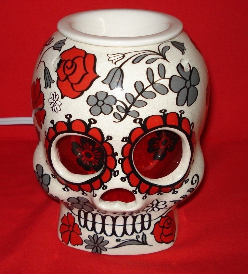Sugar Skull Wax Warmer Sugar Skull Day of the by CasadeCharms
