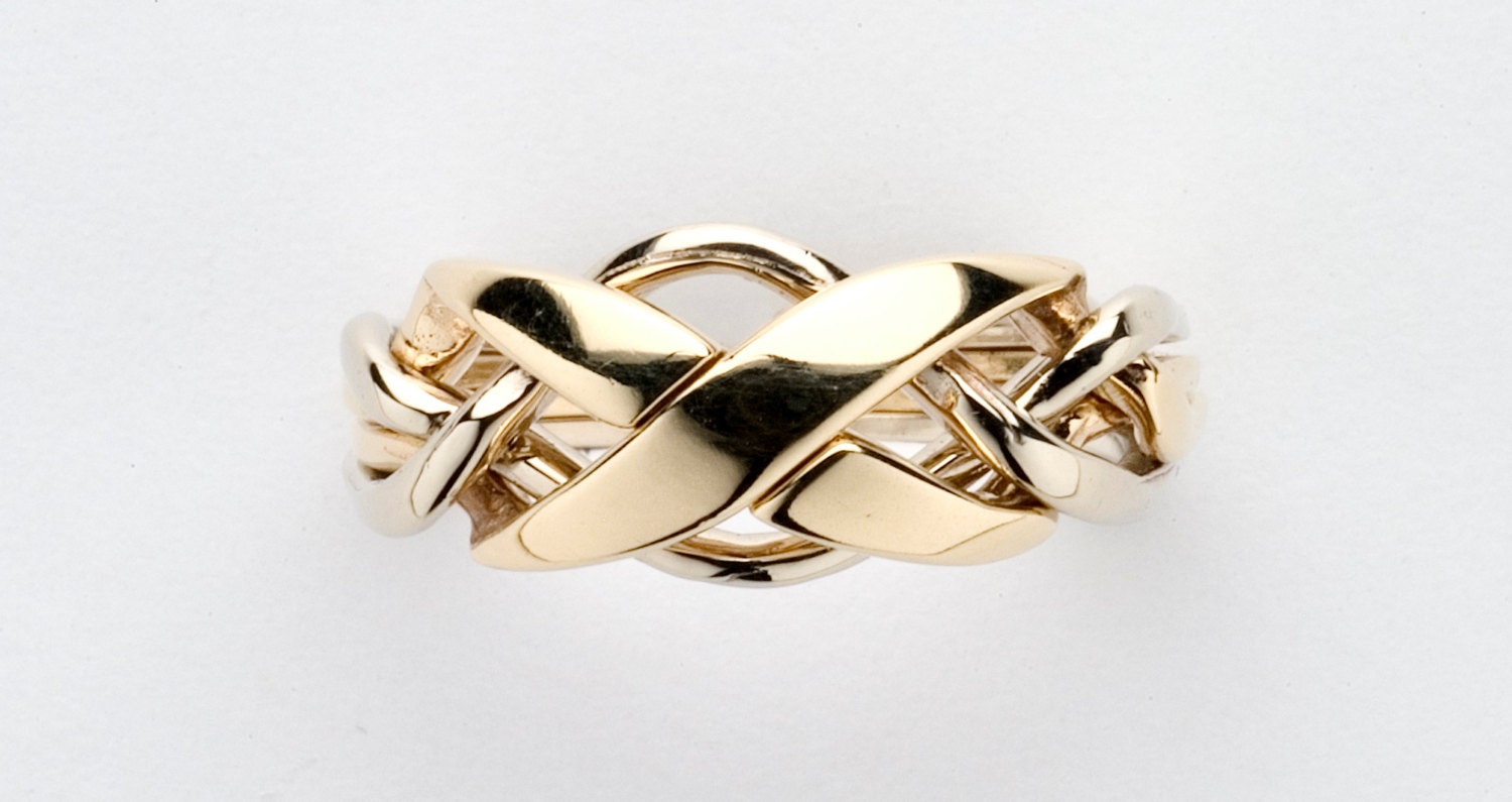 Ladies 4 Band Puzzle Ring 4NX