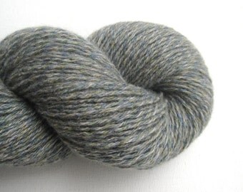 Reclaimed Cashmere Yarn, Heavy Lace Weight, Ocean Fog, Lot 060816