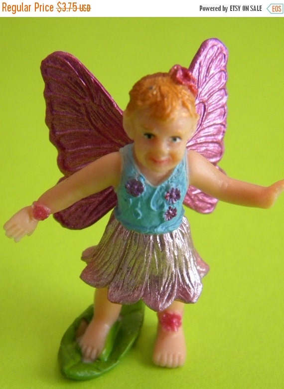 Colorful Fairy Garden Fairy Baby Figurine/ Faerie/ Fairy Garden/ Pixie