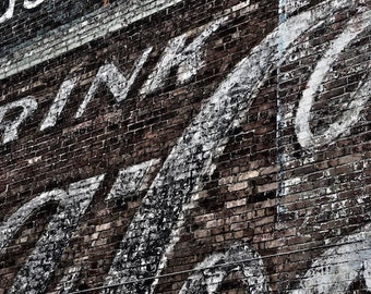 Rustic Kitchen Wall Decor, Art For Kitchen, Painted Coca Cola Advertisement, Digital Photography