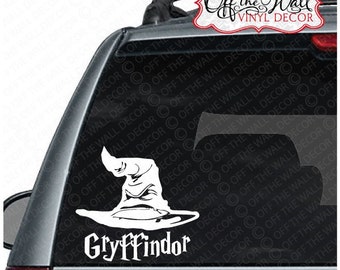 Harry Potter "Sorting Hat Gryffindor" Vinyl Car, Laptop, Decal Sticker