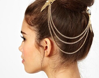 Items similar to Vintage Beaded Hair Pin on Etsy