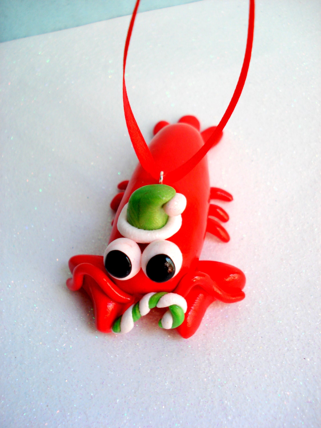 Lobster Christmas Ornament Beach Christmas by MagicalGifties