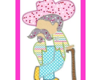 Vintage Rebel Applique Design