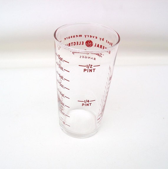 Vintage Measuring Cup / General Electric Measuring Glass GE