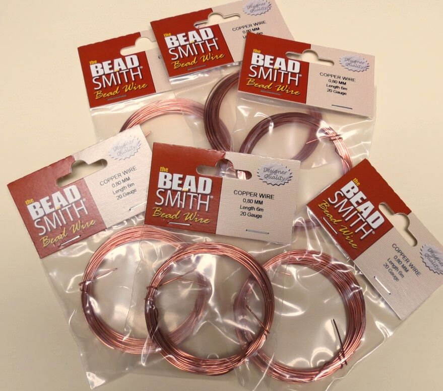 Copper Wire 20 Gauge BeadSmith 6 meters