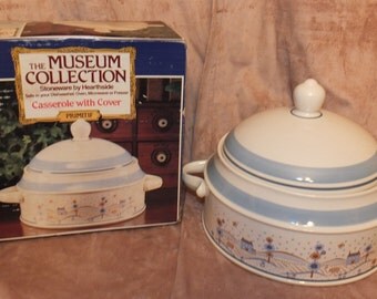 Hearthside Primitif Stoneware Covered Casserole