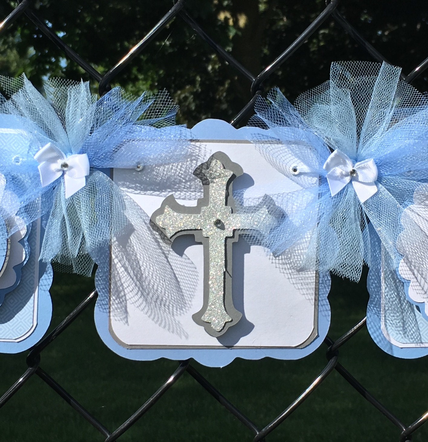 God Bless banner baptism banner name banner Christening