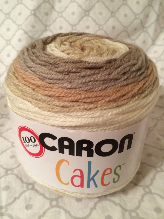 Caron Cakes Yarn in Buttercream Butterscotch tan cream