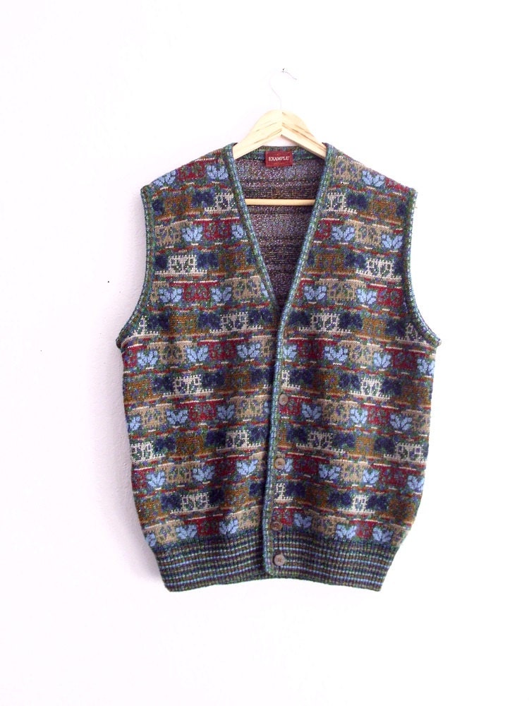 Vintage Men's MISSONI Knit-Vest Made in Italy