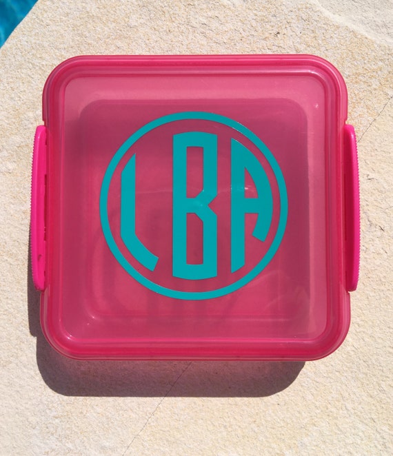 Personalized Sandwich Holder Sandwich Container Monogrammed