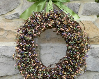 Outdoor Wreath - Multi Wreath - Spring Wreath