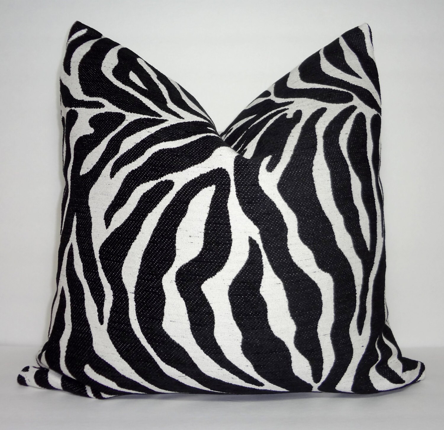 black and white pillows