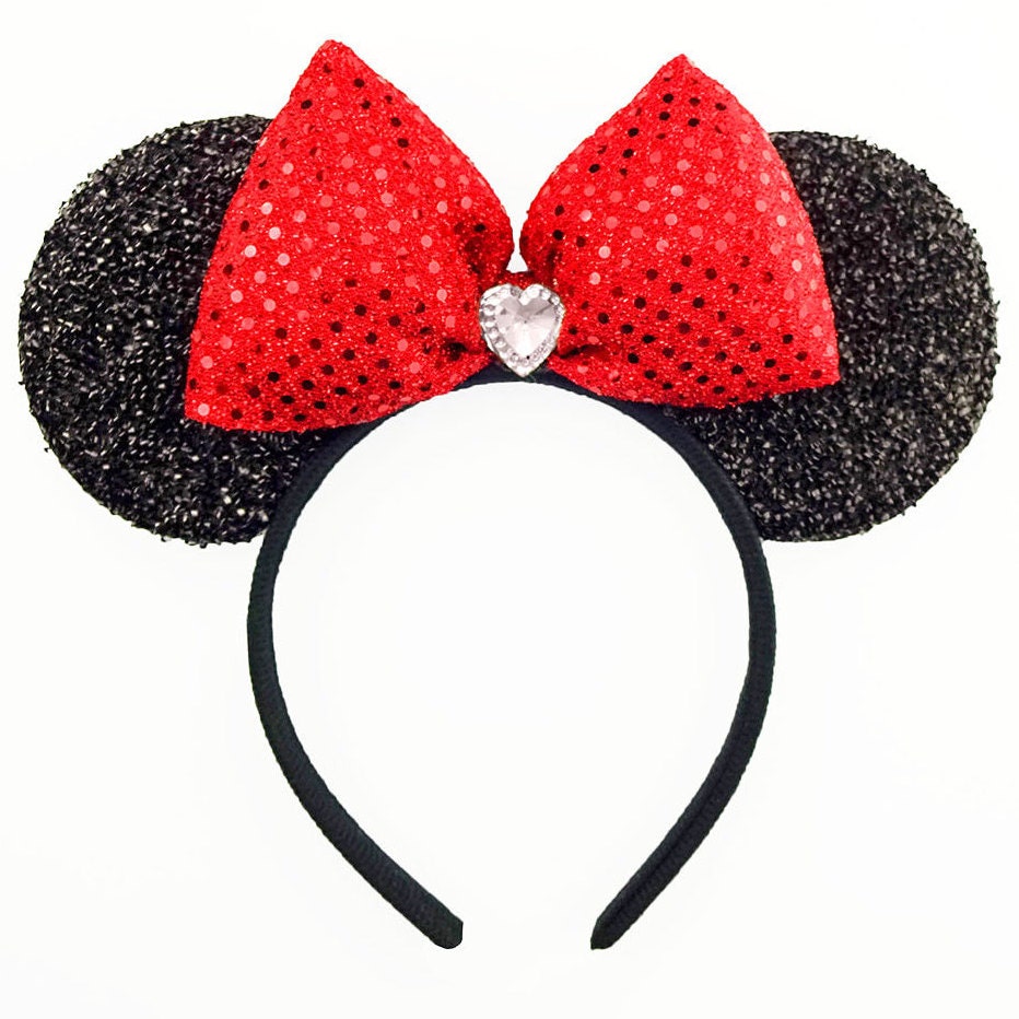 Minnie Mouse Inspired Ears Bows Headbands and more by JuicyBows