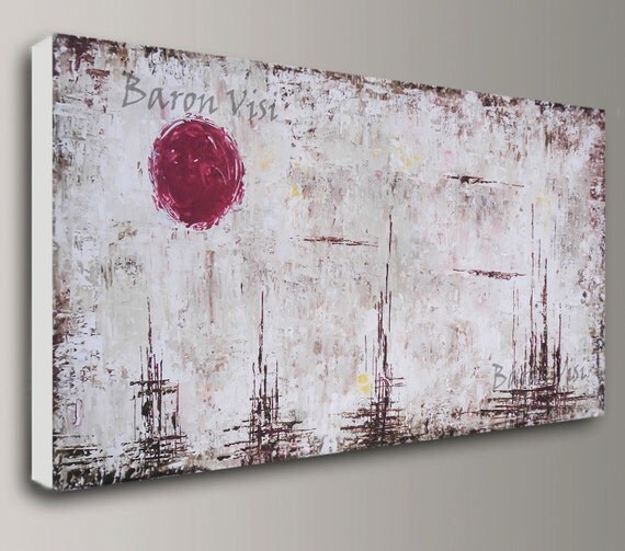 brown Abstract painting acrylic painting art painting brown