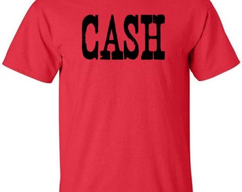 Johnny Cash T-Shirt The Man in Black Country Music Nashville Clothing Ring of Fire Folsom Prison Blues A Boy Named Sue