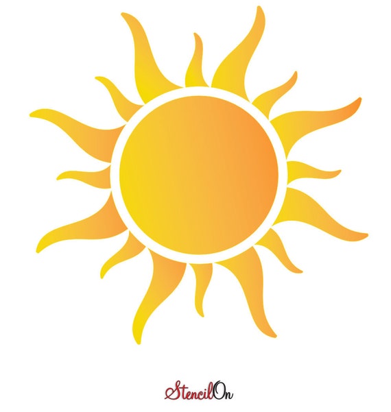 Sun Stencil Printable Printable World Holiday